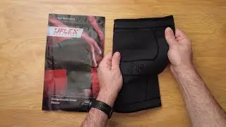 Uflex athletics knee compression sleeve support.