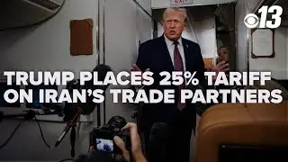 Трамп вводит 25-процентную пошлину на товары торговых партнеров Ирана, в то время как США рассмат...