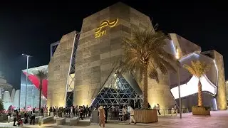 【UAE】Dubai Expo 2020 Egypt Pavilion🇪🇬／Best Pavilion 4K／pyramid