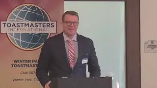 Nate Boe - Election Speech for VP of PR - Winter Park Toastmasters - 6/24/22