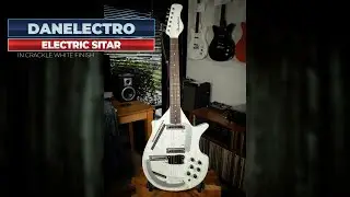 Danelectro Electric Sitar in Crackle White finish - VGW