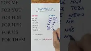 Learn basic slovak 📚🇸🇰 #learnslovak #slovensky #education #languagelearning