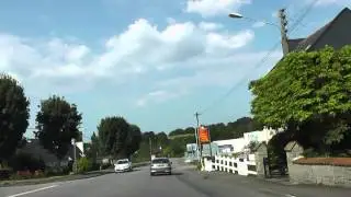 Driving Around 29270 Carhaix-Plouguer, Finist&egrave;re, France 26th July 2012