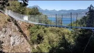 Torri del Benaco - Ponte tibetano in Val Vanzana sul Lago di Garda - Tibetan bridge on Lake Garda