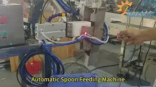 How to Automate Spoon Feeding for Packaging Lines? Full Demo of Automatic Spoon Dispenser