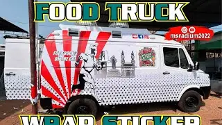 Food trucks business | Foodvan sticker | food truck Wrap | Food truck business Telugu