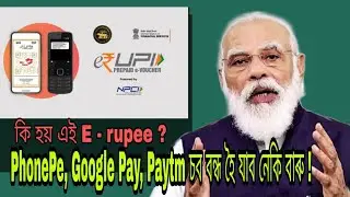 What is E - Rupee and How does it works...