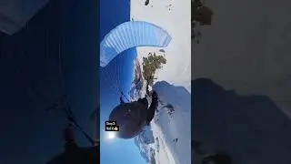 How to barrel into small crack while #speedflying #tutorial #speed #paraglider #flying #extreme