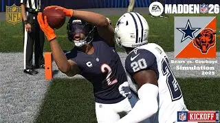 Chicago Bears vs. Dallas Cowboys WEEK 3 Simulation 53-MAN ROSTER Madden 26 2025 PS5 Game Play