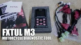 FXTUL M3 Motorcycle Diagnostic Tool Unboxing and Testing (Non-Commentary)