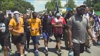Austin Justice Coalition rally on Austin's 10th day of protesters | KVUE