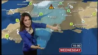 Laura Tobin BBC Weather February 17th 2010 HD