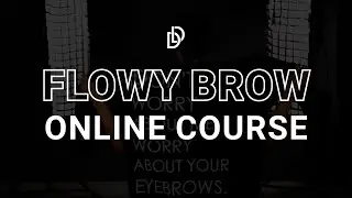 DLD Flowy Brow | Machine Hair Strokes Online Course Preview | Now Available on PMUHub