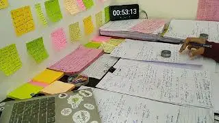 1 HOUR STUDY WITH ME | no break, no music, background noise, real time study |