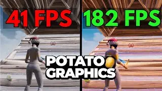 Как получить &laquo;Картофельную графику&raquo; в Fortnite на всех ПК! (Повышение FPS + исправление рельефа)