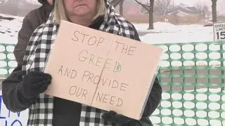 'Stop the greed': High utility bills, rate hike spur protest at NIPSCO headquarters