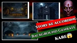 How to generate background according to the story || How to make cartoon video