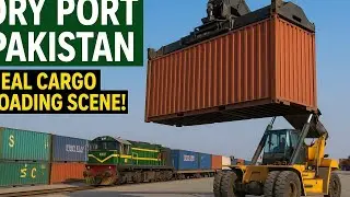 Visit to Goods Dry Port | Pakistan Freight Terminal Vlog | Cargo Train & Container Yard @PKathara