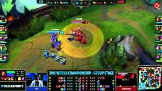 2015-10-11 英雄聯盟 LEAGUE OF LEGENDS 世界大賽 AHQ vs.C9 加賽
