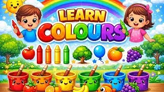 Colours Learning for Kids | Easy Examples & Fun | @Chujatk121