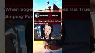 When Sogeking Unleashed His True Sniping Power 🥶🔥 | #onepiece #sogeking #robin #enieslobby #shorts
