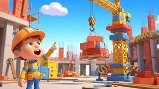 Big Construction Trucks ABC Song for Kids | ABC Song for Kids, Vehicle Song, Nursery Rhymes