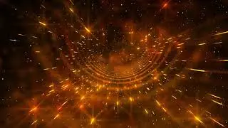 4K Golden Hyper-Space Tunnel Flight ║ 4K Motion Backgrounds for Edits ║  Lyric Video ║ Vj Visuals