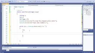 C sharp How To Get The Sum | C # While Loop Sum l C # Try Catch Example | C #  Don't Count Letters
