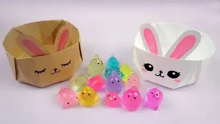 Ostergeschenke selber machen: Osterhasen schachtel basteln - Basteln mit papier | Ostern basteln