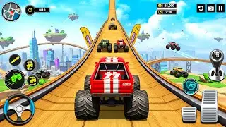 Monster Truck Mega Ramp Extreme Racing - 4x4 Ultimate Car Stunts GT Racing - Android Gameplay 