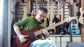 HIGH END BASS GUITARS: Xotic XJ-1T-5 Custom Pre-Shipment Test. JAPANESE MADE / ERNEST TIBBS SPEC