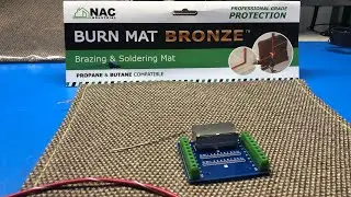 Electronic circuit board soldering mat burn mat review
