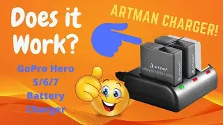 Artman GoPro Hero 5/6/7 1480mah Replacement Batteries (2-Pack)