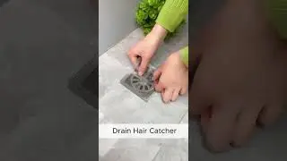 Drain Hair Catcher | Anti-Clog Shower & Sink Filter #Bathroom #DrainProtector