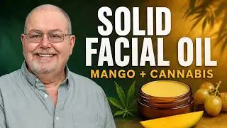 Solid Facial Oil for Dry Skin | Mango Butter, Grapeseed & Cannabis