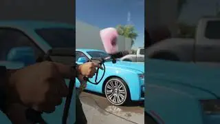 Dirty Baby Blue Rolls Royce Ghost Gets Cleaned Up!