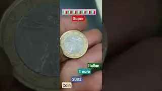 1 Euro 2002 Italian Coin #ytshorts #coins