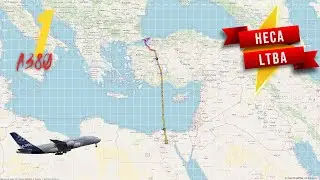 Y2 A380 HECA✈✈✈LTBA (Timelapse)  #1