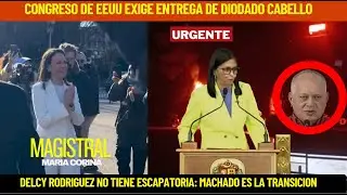 DIOSDADO SERA NEUTRALIZADO PARA QUE MACHADO ASUMA LA TRANSICION: CONGRESO DE EEUU EXIGE SU CAPTURA