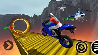 Impossible Stunt Motor Bike Tracks- 5 Level play Full Gameplay | Impossible Stunt Motorbikes