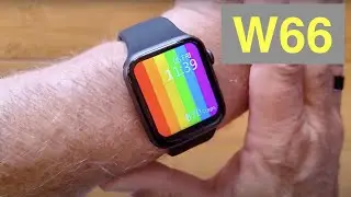 FINOW W66 Apple Watch Shaped Bluetooth Calling Temperature Health Smartwatch: Unboxing and 1st Look