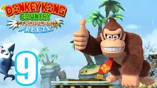 Donkey Kong Country: Tropical Freeze, геймплей, часть 9 — Autumn Heights — World 2-2 Mountain Mania