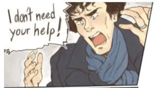 Sherlock c&oacute;mic - Johnlock Parte II fandub espa&ntilde;ol latino