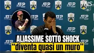ALIASSIME SOTTO SHOCK IN CONFERENZA STAMPA DOPO LA SCONFITTA CON SINNER: 