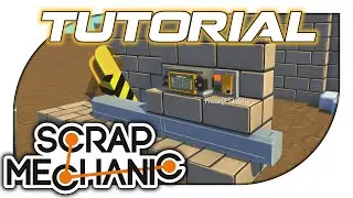 Scrap Mechanic *5 Minute Tutorial* - Sliding Doors & Pistons