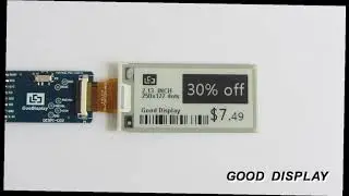 2.13 inch e-paper display partial refresh/no flicker update/fast update eink screen module