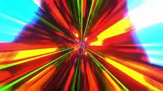 Grafikdesign  Tunnel Kr&auml;ftiger Farben