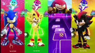 Sonic & Knuckles Play Baby Shark Trap Mix | Tiles Hop EDM Rush Gameplay