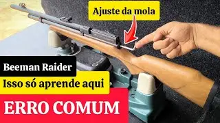 Ajustando a mola do martelo da Beeman Raider 