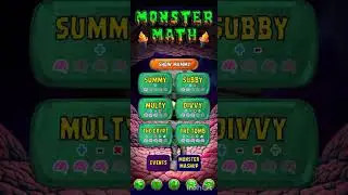 Monster math / Math puzzle / Math solving